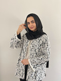کت گیپور مرواریدی مشکی