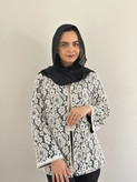 کت گیپور مرواریدی مشکی