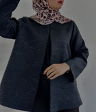 کت مشکی ژاکارد