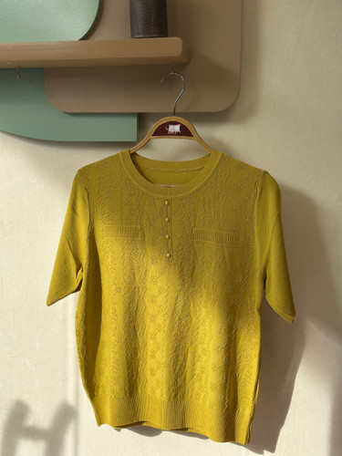 بلوز آستین کوتاه کریستال