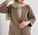 کت مازراتی تک دکمه(موکا)
