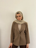 کت مازراتی تک دکمه(موکا)