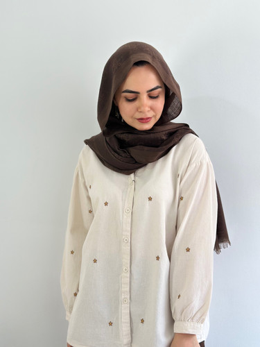 شومیز بهاره بابونه(رنگ کرم)