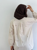شومیز بهاره بابونه(رنگ کرم)