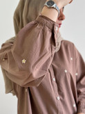 شومیز بهاره بابونه(رنگ موکا)