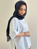 شومیز بهاره باکسی(رنگ آبی)