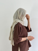 شومیز بهاره باکسی(رنگ قهوه ای)