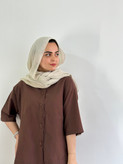 شومیز بهاره باکسی(رنگ قهوه ای)