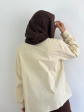 شومیز بهاره گلدوزی خرگوش(رنگ کره ای)