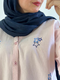 شومیز گلدوزی ستاره(رنگ صورتی)