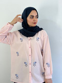 شومیز گلدوزی ستاره(رنگ صورتی)