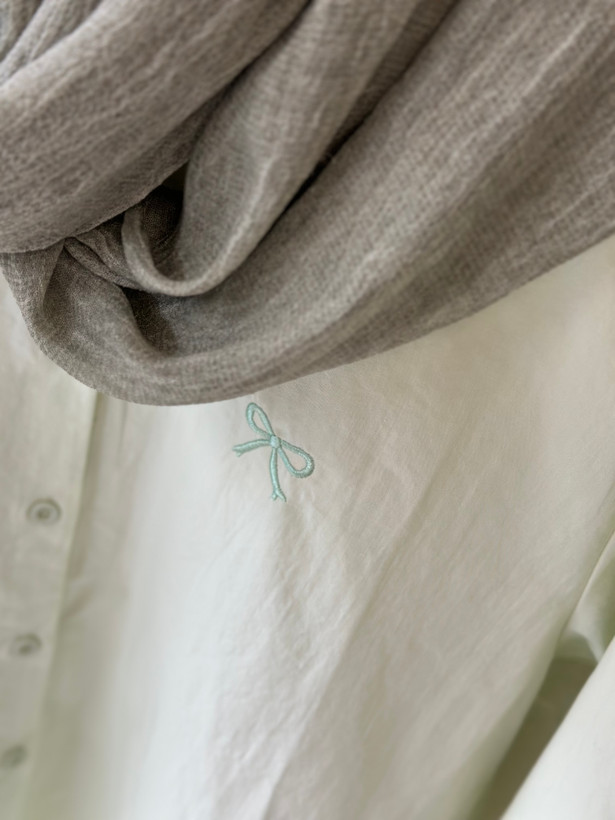 شومیز گلدوزی پاپیون(سبز)